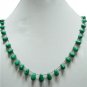 Handmade Natural Emerald Gemstone Beads Necklace