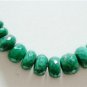 Single Strand Natural Cuting Emerald Gemstone Necklace