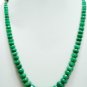 Stunning Natural Cuting Emerald Gemstone Necklace