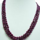 Designer Natural Cabochon Ruby Gemstone Necklace Beads