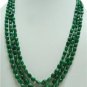Natural Cabochon Emerald Gemstone Necklace Beads