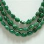 Natural Cabochon Emerald Gemstone Necklace Beads