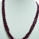 Handmade Natural Cabochon Ruby Gemstone Necklace Beads