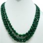 Handcrafted Natural Emerald Gemstone Necklace Beads