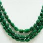 Handcrafted Natural Emerald Gemstone Necklace Beads