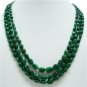Designer Natural Green Emerald Gemstone String Beads