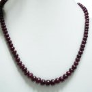 Stunning Natural Cabochon Ruby Gemstone Necklace Beads