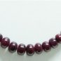 Stunning Natural Cabochon Ruby Gemstone Necklace Beads