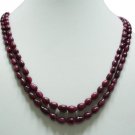 Stunning Natural Red Ruby Gemstone Neckalce Drop