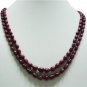 Stunning Natural Red Ruby Gemstone Neckalce Drop