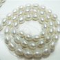 Handmade Natural fresh water pearl gemstone Necklace7mm