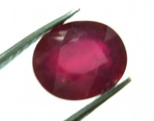 1.85cts stunning natural African Ruby gemstone oval