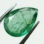 0.86cts Natural Colombian Green Emerald Gemstone Pear