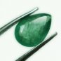 0.60cts Natural Colombian Green Emerald Gemstone Pear