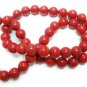 Handmade Natural Coral Gemstone Beads Necklace 5.5-6mm