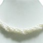 5Strand Fresh Water Pearl Gemstone Necklace 4mm