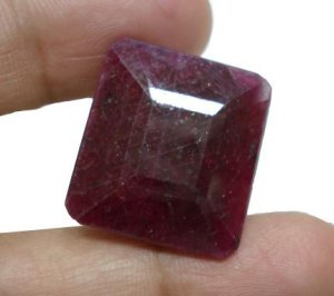 58.20cts Natural Ruby Gemstone Rectangle Shape