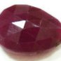 2.80cts almond shapes  Ruby drilled briolette Gemstone