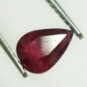 0.70cts stunning  natural red ruby pear shape gemstone