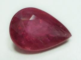 1.85cts stunning Natural African Ruby Gemstone pear