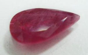 1.50cts stunning Natural African Ruby Gemstone pear