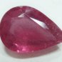 3.57cts stunning Natural African Ruby Gemstone pear