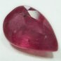 1.40cts stunning natural African ruby gemston pear
