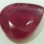 2.10cts stunning natural African ruby gemstone  pear