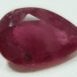 2.30cts stunning natural African ruby gemstone  pear