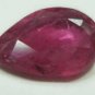 1.80cts stunning natural African ruby gemstone  pear