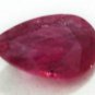 0.90cts stunning natural African ruby gemstone  pear