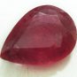 2.85cts stunning natural African ruby gemstone  pear