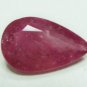 1.80cts stunning natural African Ruby gemstone  pear