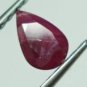0.53cts stunning  natural red ruby pear shape gemstone