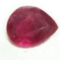 1.30cts stunning natural African ruby gemstone pear