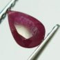 0.48cts stunning natural red ruby pear shape gemstone