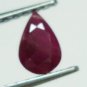 0.49cts stunning  natural red ruby pear shape gemstone
