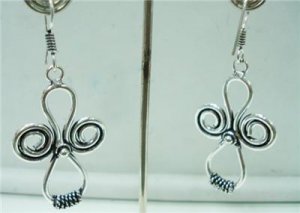 12.02gms Stunning Handcrafted German Silver  Earring