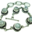 26.08gms Handcrafted German Silver & Rambo Bracelet