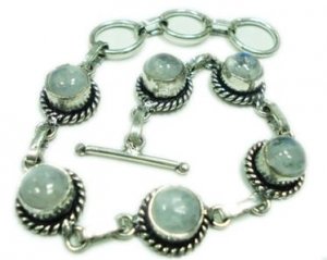 26.08gms Handcrafted German Silver & Rambo Bracelet