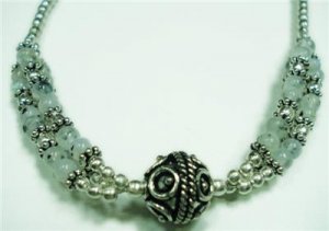 17.80gms Handcrafted German Silver & Rambo Bracelet