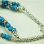 14.71gms Handcrafted German Silver & Turquoise Bracelet