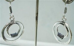 10.52gms Stunning Handcrafted German Silver  Earring