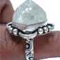 9.89gm Handcrafted Sterling Silver & Gemstone Ring