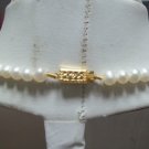 FRESH WATER PEARL NECKLACE EARINGS HUGE STRAND STRING !