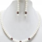 single swtrands Fresh Water Pearl Necklace With Silver