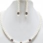 single swtrands Fresh Water Pearl Necklace With Silver
