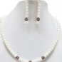 single swtrands Fresh Water Pearl Necklace With Silver