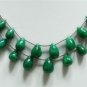 Handcrafted Natural Green Emerald Gemstone briolette