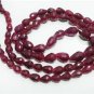 Natural facetted Ruby Gemstone briolette neckalce rare